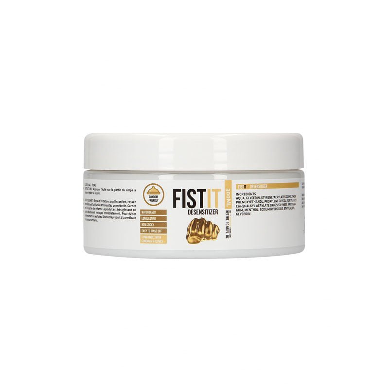 PHARMQUESTS Fist - It Numbing - 300 ml - Water Based Numbing Lubricant - 300 ml Tub