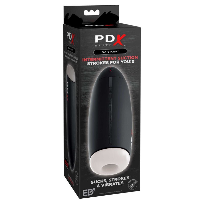 Pipedream Extreme Toys Elite Fap-O-Matic - USB Rechargeable Sucking Masturbator