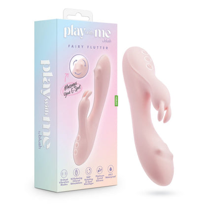 Play With Me - Fairy Flutter - Pink 19.7 cm USB Rechargeable Rabbit Vibrator