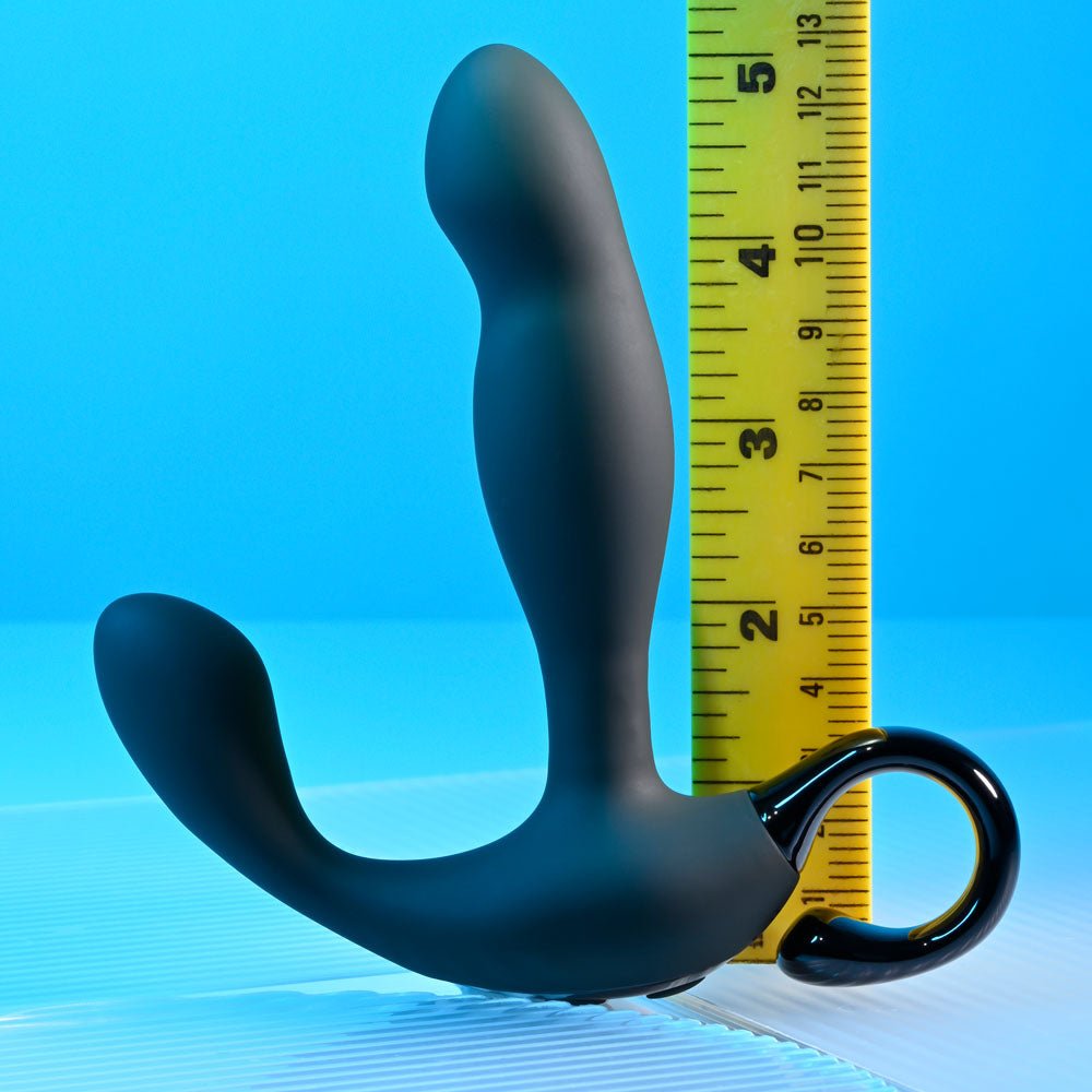 Playboy Pleasure COME HITHER Black 13.2 cm Vibrating Prostate Massager