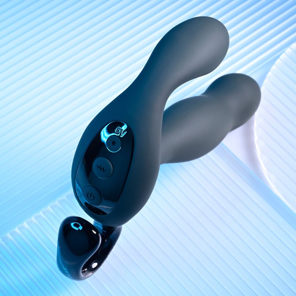 Playboy Pleasure COME HITHER Black 13.2 cm Vibrating Prostate Massager