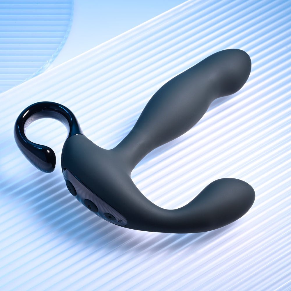 Playboy Pleasure COME HITHER Black 13.2 cm Vibrating Prostate Massager