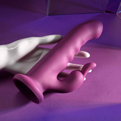 Playboy Pleasure FLUFFLE Purple 19.7 cm USB Rechargeable Rabbit Vibrator