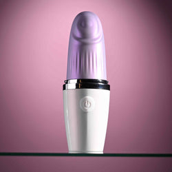 Playboy Pleasure GETAWAY White/Purple 14.2 cm USB Rechargeable Tapping Stimulator