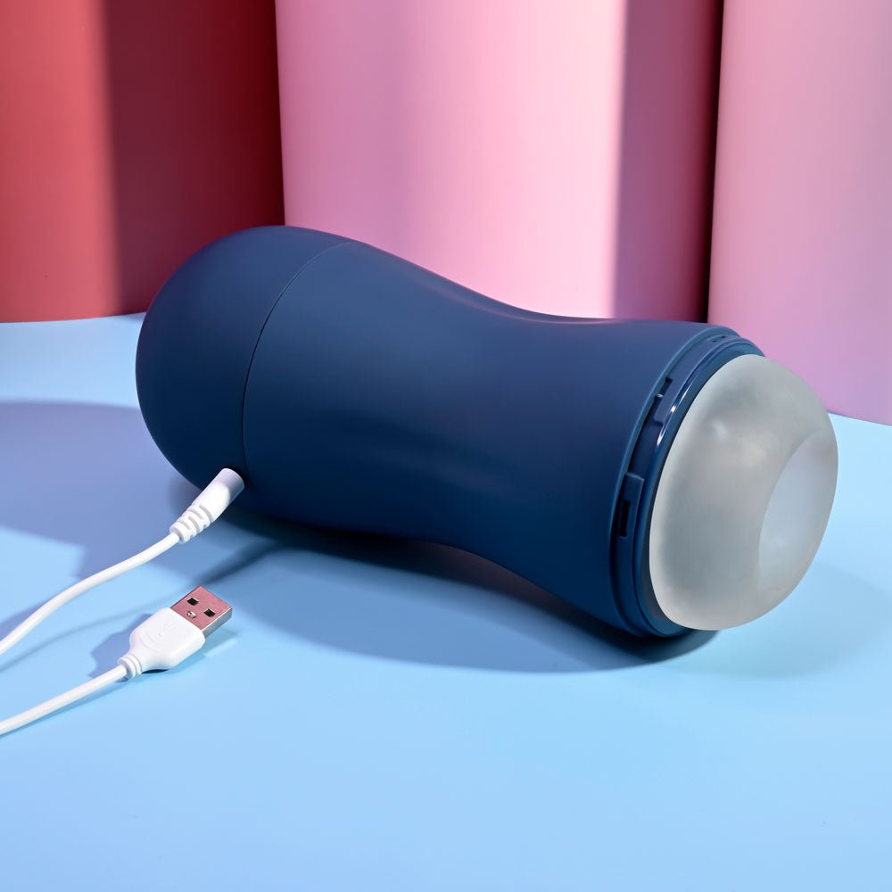 Playboy Pleasure GUSTO USB Rechargeable Vibrating & Sucking Masturbator