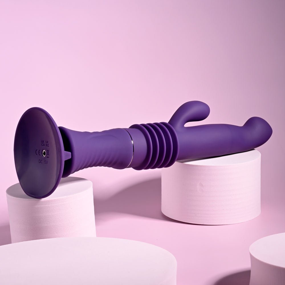 Playboy Pleasure HOPPY ENDING Purple 29.2 cm Thrusting Rabbit Vibrator