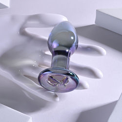 Playboy Pleasure JEWELS PLUG Clear Glass 8.5 cm Butt Plug