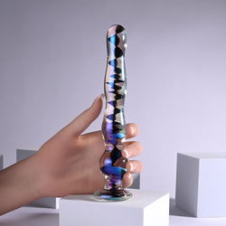 Playboy Pleasure JEWELS WAND Clear Glass 20.3 cm Dildo