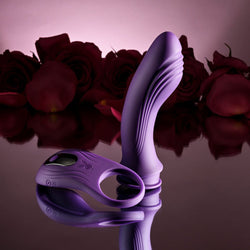 Playboy Pleasure MIX & MATCH Purple USB Rechargeable with C-Ring Attachment