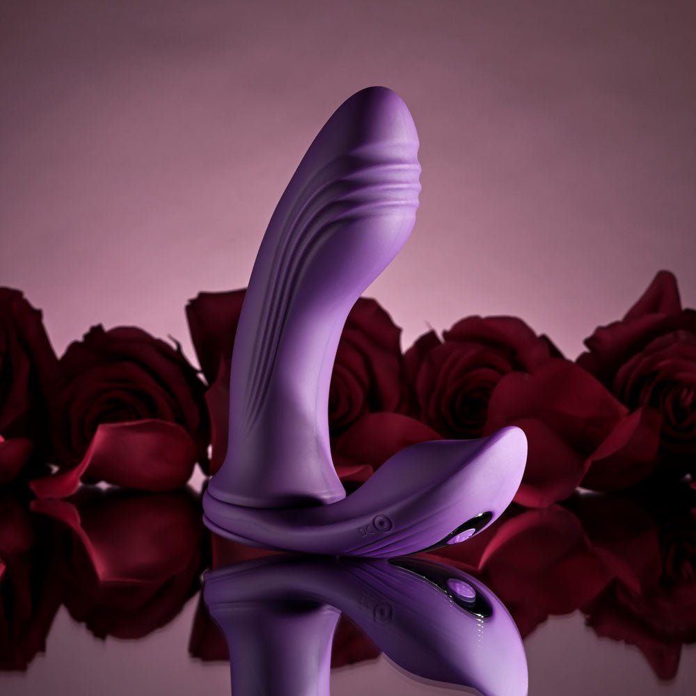 Playboy Pleasure MIX & MATCH Purple USB Rechargeable with C - Ring Attachment