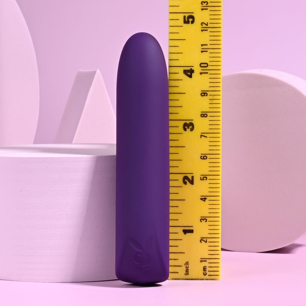 Playboy Pleasure ONE & ONLY Purple 12 cm USB Rechargeable Bullet