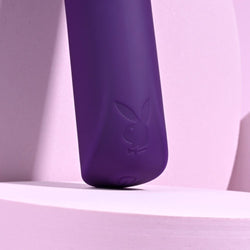 Playboy Pleasure ONE & ONLY Purple 12 cm USB Rechargeable Bullet