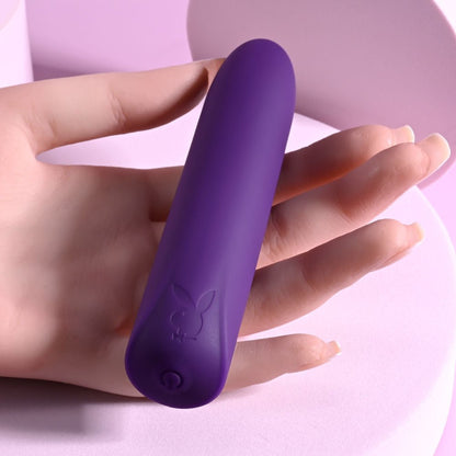 Playboy Pleasure ONE & ONLY Purple 12 cm USB Rechargeable Bullet