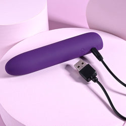 Playboy Pleasure ONE & ONLY Purple 12 cm USB Rechargeable Bullet