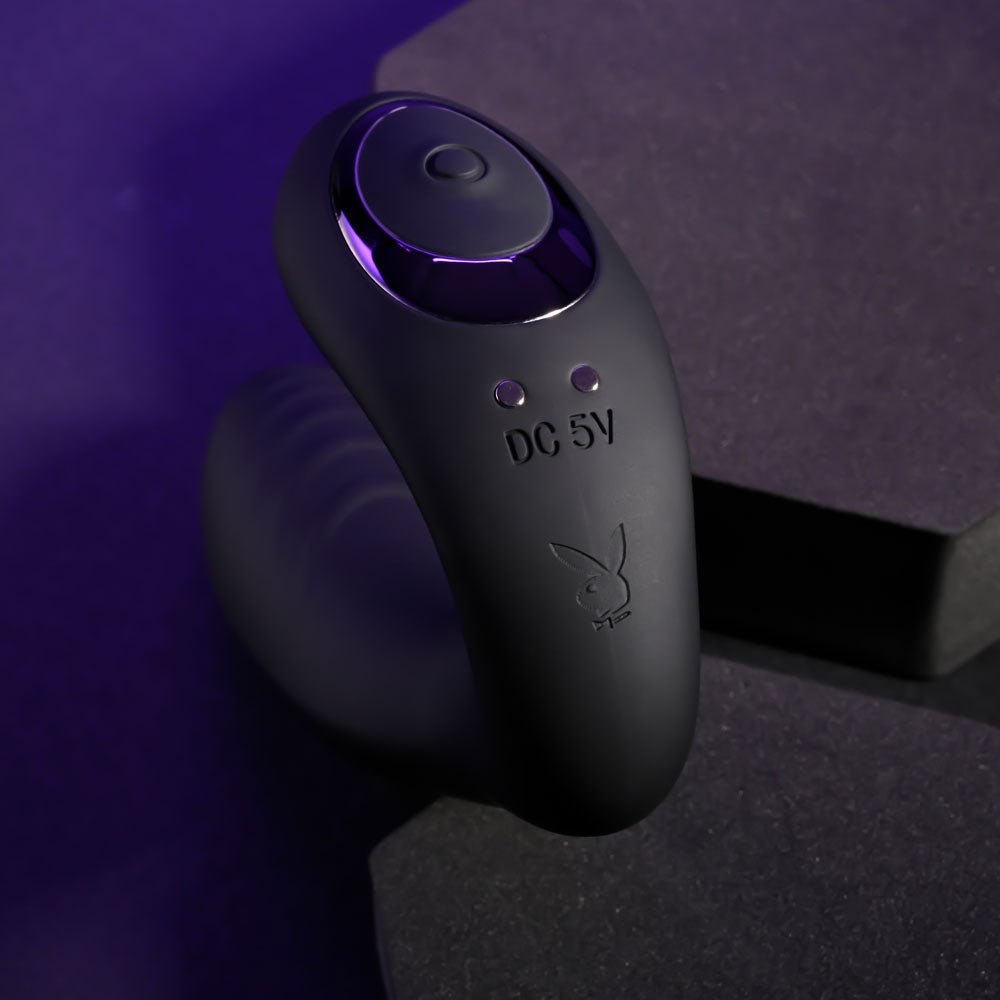 Playboy Pleasure PLAY TIME Black 12.7 cm USB Rechargeable Vibrator