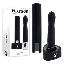 Playboy Pleasure PLEASURE ZONE - 21.4 cm Rechargeable Vibrator with USB Charging Dock