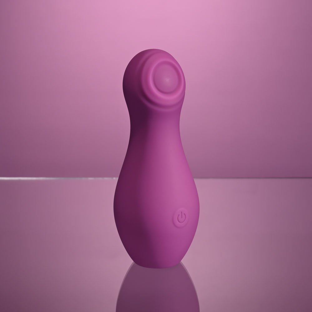 Playboy Pleasure THE JET SET - TAPPING Purple 10.2 cm Tapping Stimulator with Charging Case