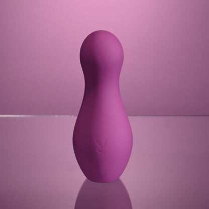 Playboy Pleasure THE JET SET - TAPPING Purple 10.2 cm Tapping Stimulator with Charging Case