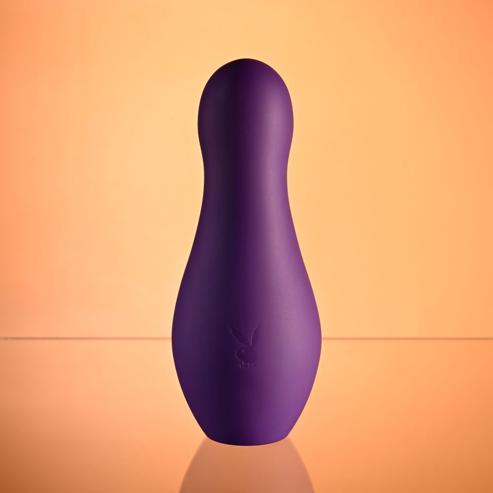 Playboy Pleasure THE JET SET - VIBRATOR Purple 10.2 cm Vibrator with Self Charging Case