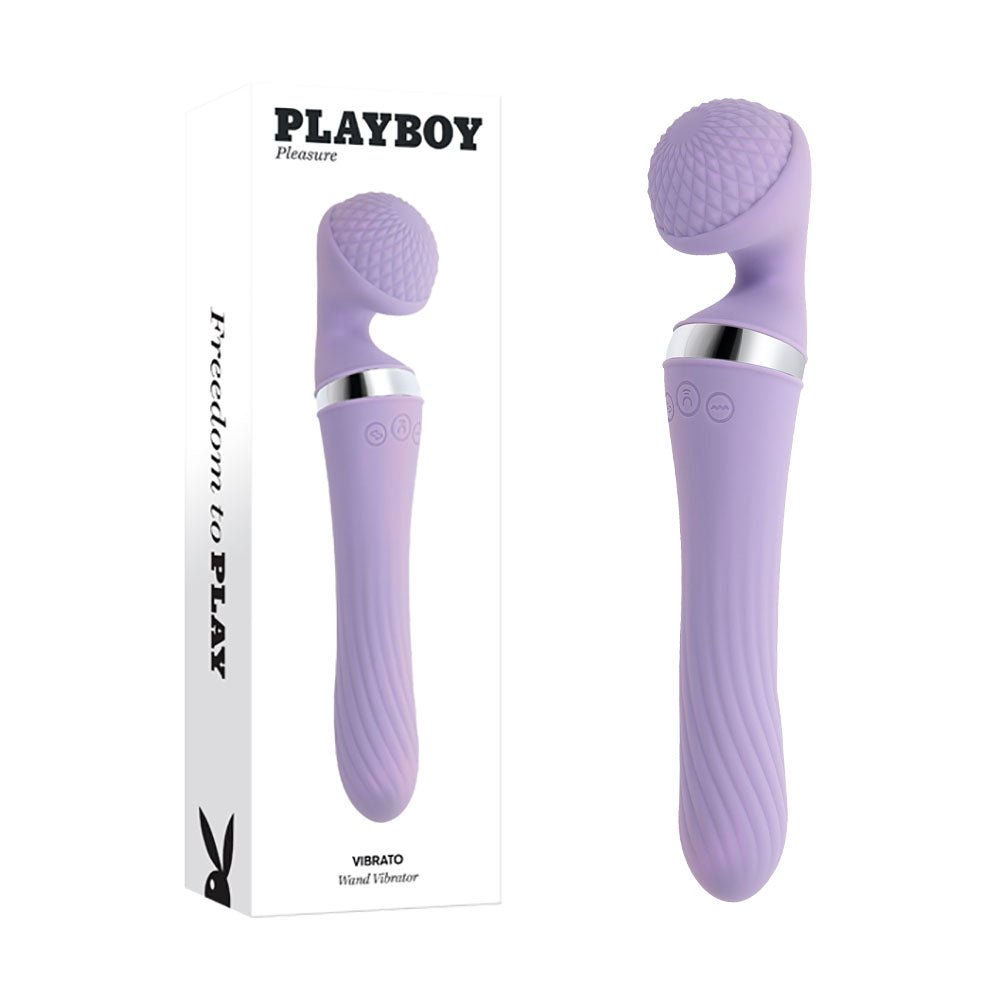 Playboy Pleasure VIBRATO Lavender 24 cm Rechargeable Massage Wand