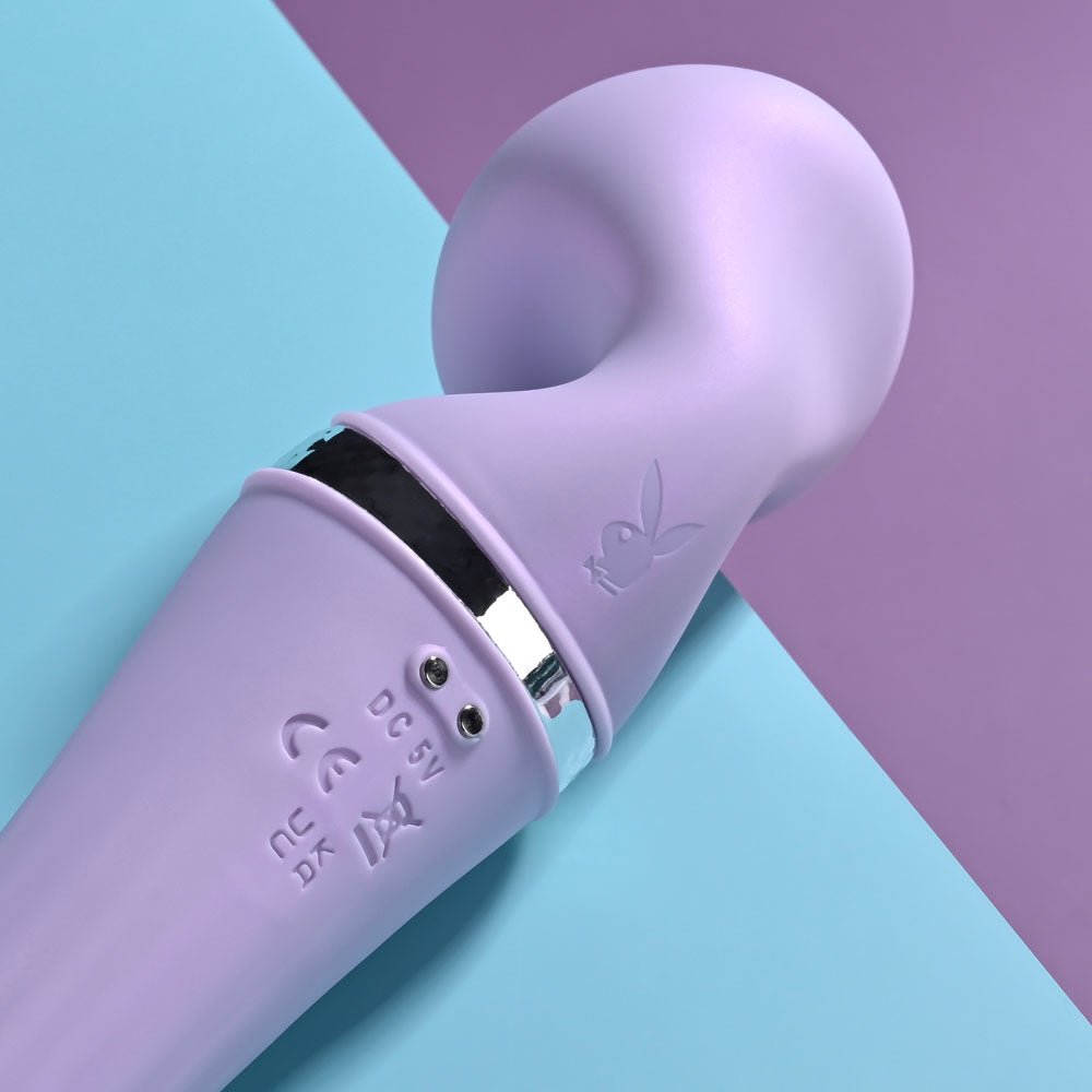 Playboy Pleasure VIBRATO Lavender 24 cm Rechargeable Massage Wand