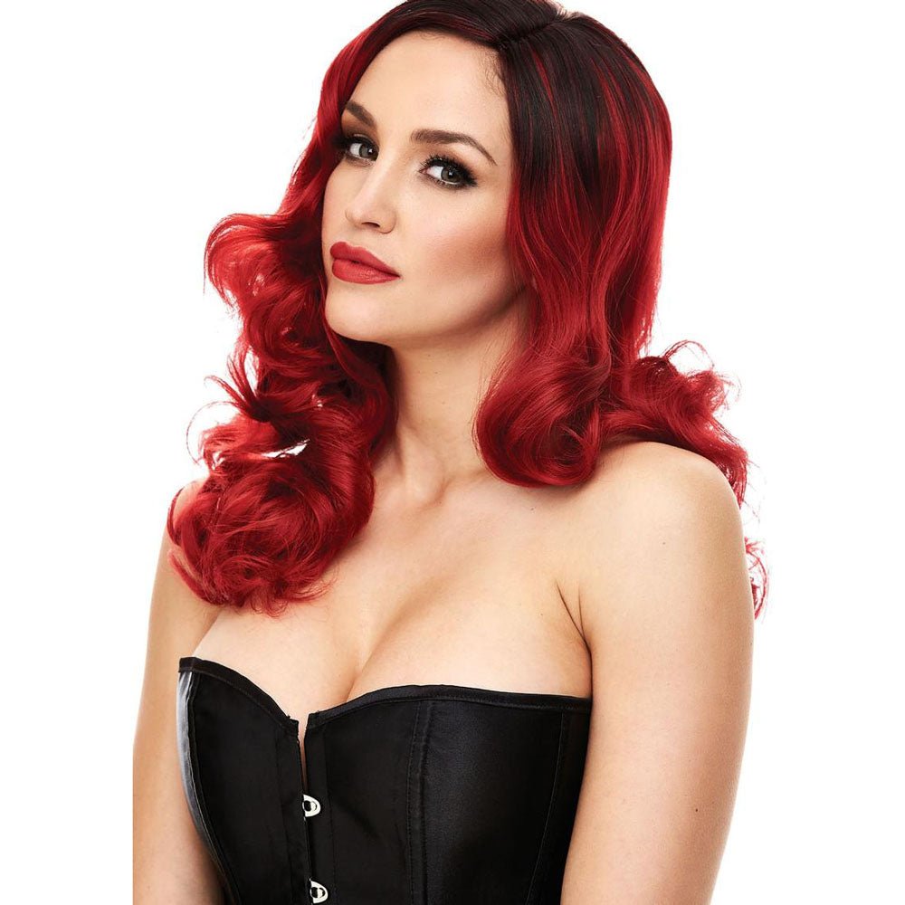 PLEASURE WIGS Candice - Red/Black Wig