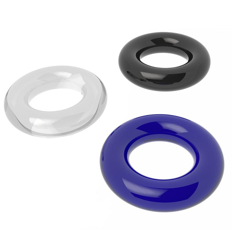 Power Plus Triple Donut Ring Set - Cock Rings - Set of 3