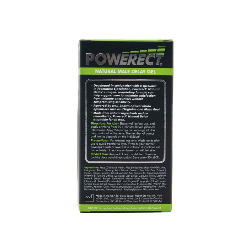 Powerect Natural Delay Serum - 30 ml Bottle