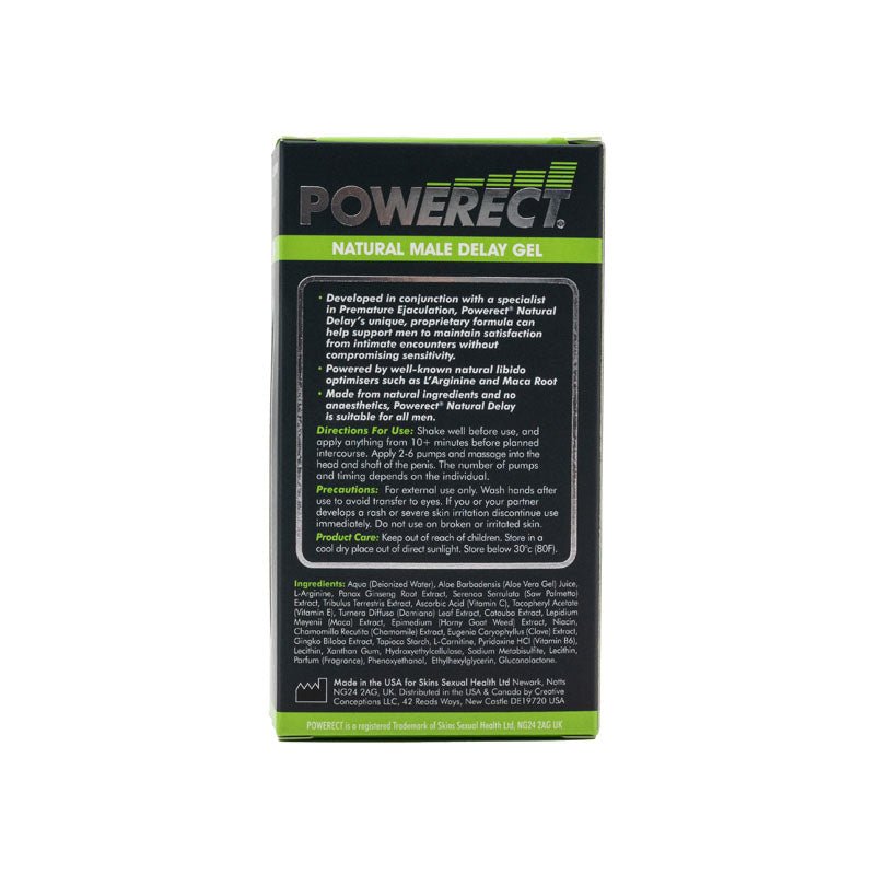 Powerect Natural Delay Serum - 30 ml Bottle