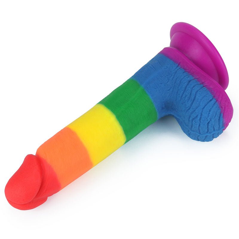 Prider 7.5'' Dildo - Rainbow 19 cm Dong