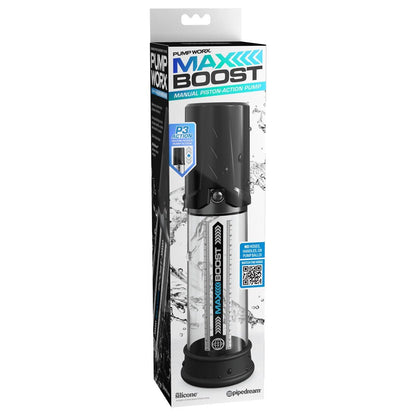 Pump Worx Max Boost Black Penis Pump