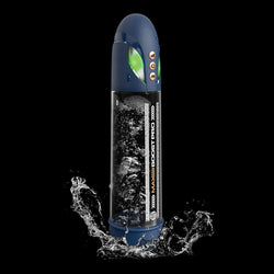 Pump Worx Max Boost Pro Flow Blue/Clear USB Rechargeable Waterproof Auto Penis Pump