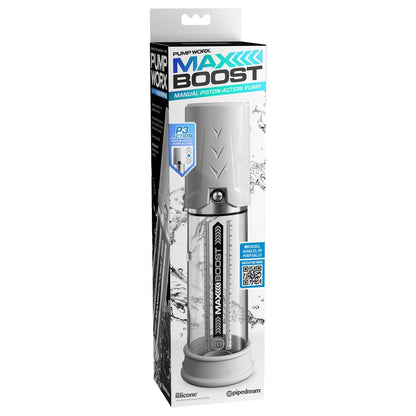 Pump Worx Max Boost White Penis Pump