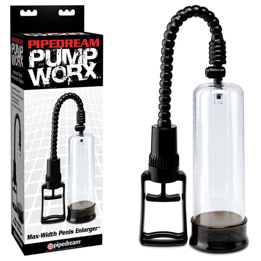 Pump Worx Max - Width Penis Enlarger - Clear/Black Penis Pump