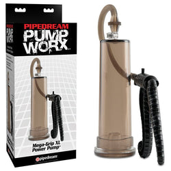 Pump Worx Mega-Grip XL Power Pump - Smoke Penis Pump