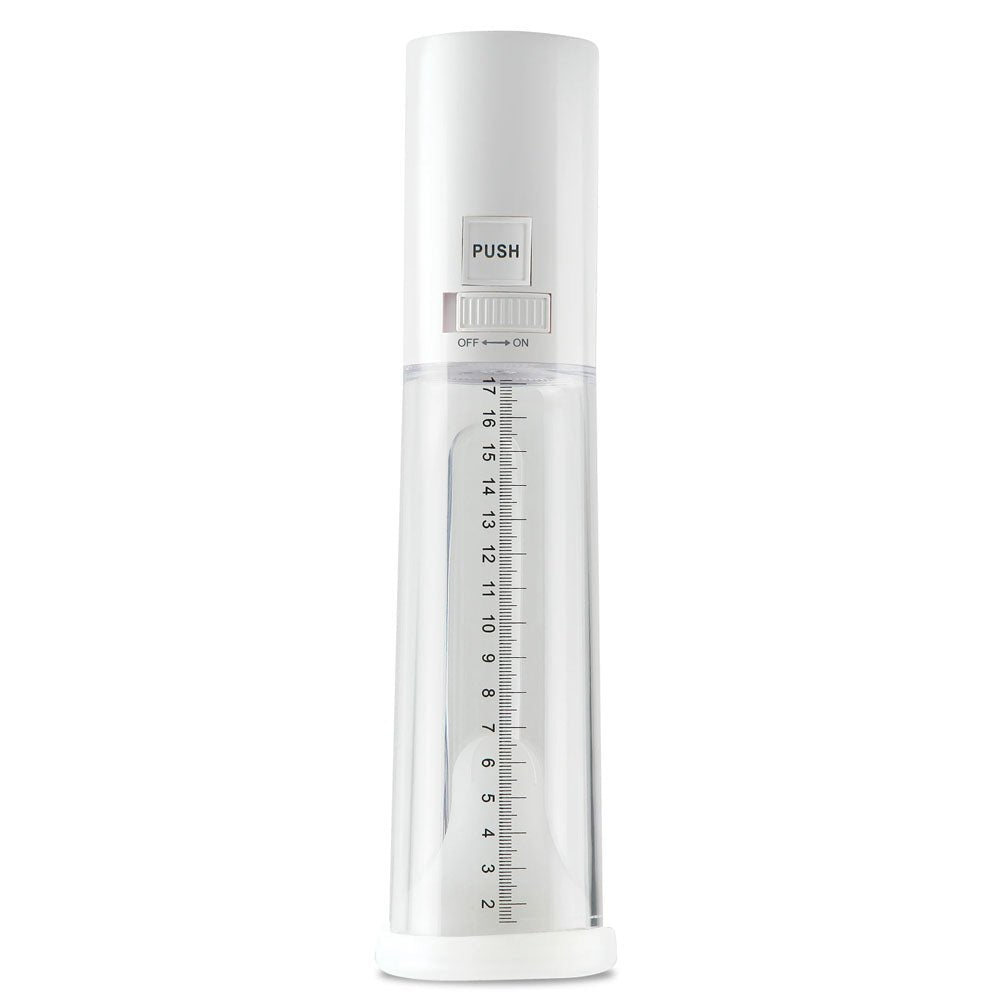 Pump Worx Mega-vac Power Pump - White Automatic Penis Pump
