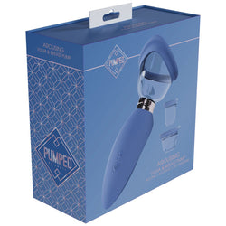 PUMPED Arousing Auto Ladies Pump - Blue USB Rechargeable Ladies Pump