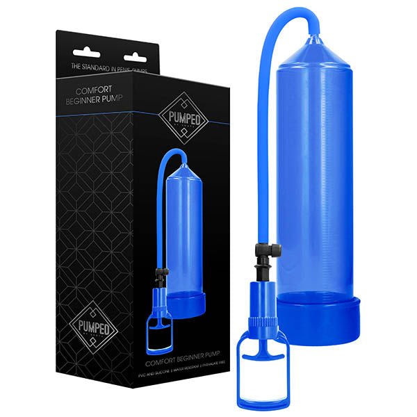 Pumped Comfort Beginner Pump - Blue Penis Pump