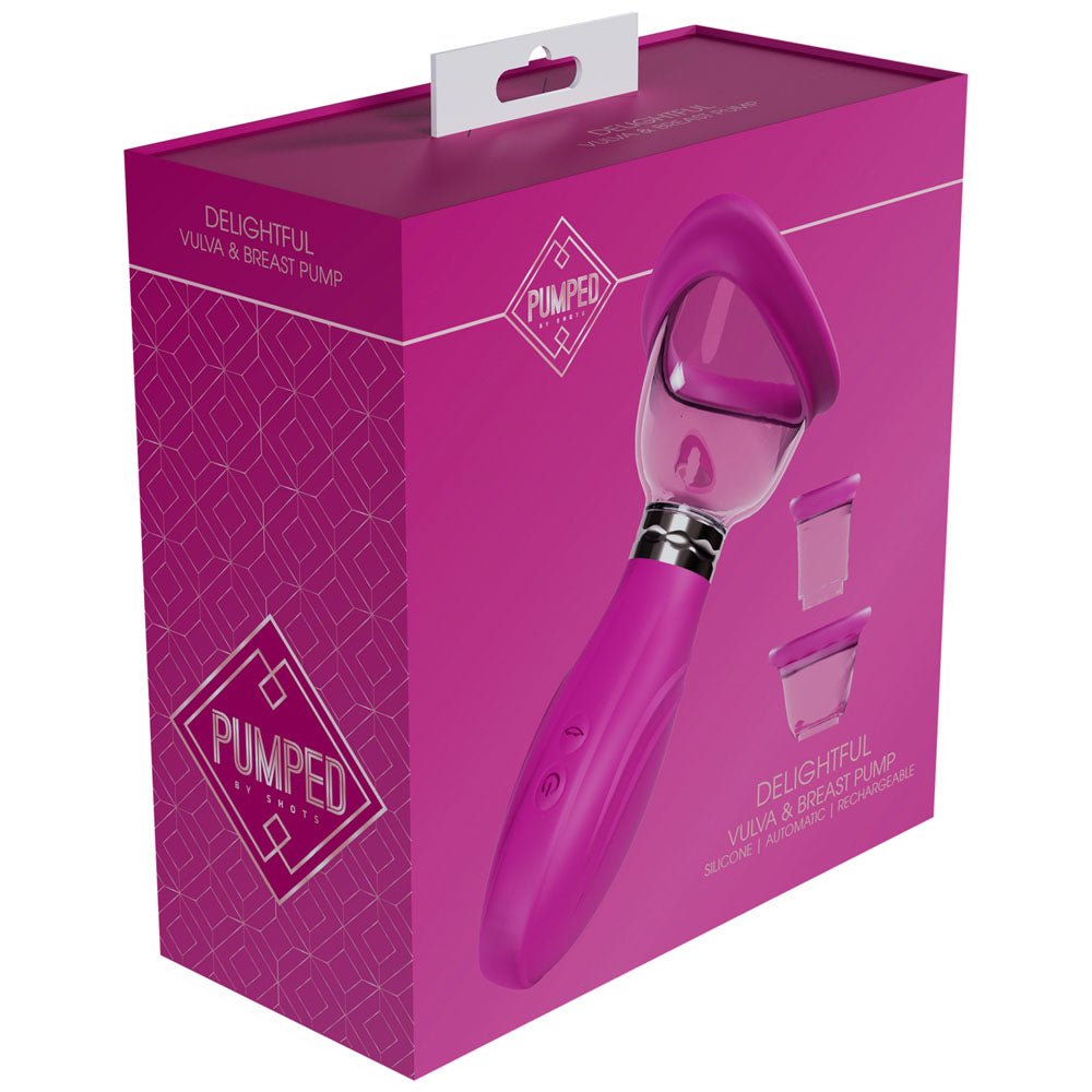 PUMPED Delightful Auto Ladies Pump - Pink USB Rechargeable Ladies Pump