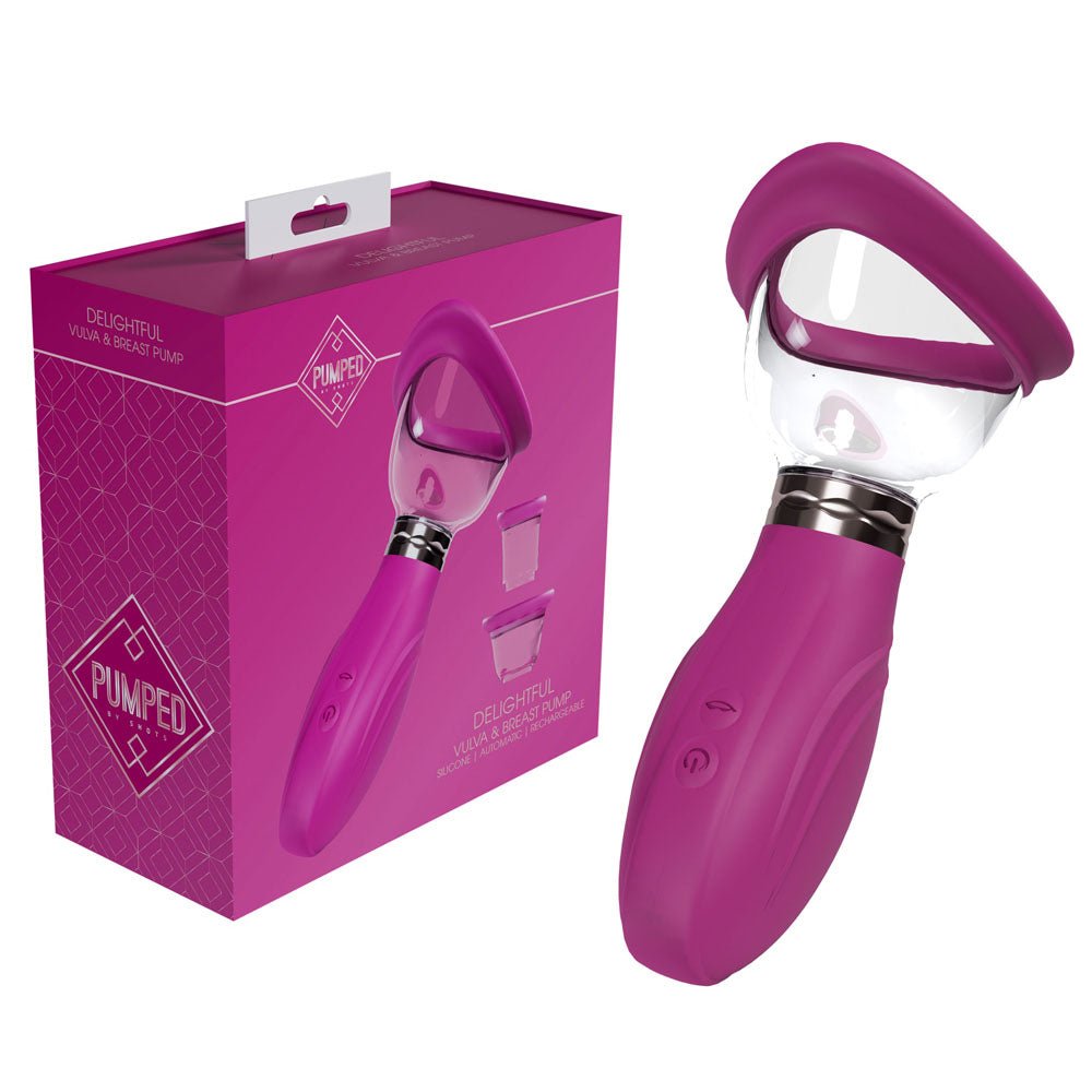 PUMPED Delightful Auto Ladies Pump - Pink USB Rechargeable Ladies Pump