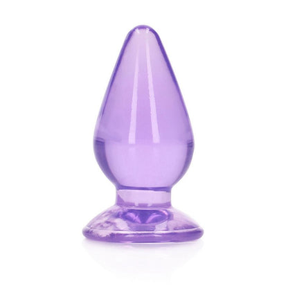 REALROCK 11.5 cm Anal Plug - Purple - Purple 11.5 cm (4.5'') Butt Plug