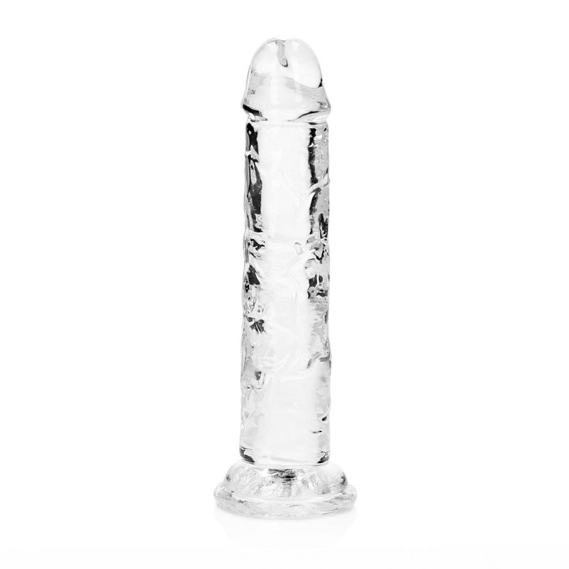 REALROCK 15.5 cm Straight Dildo - Clear - Clear 15.5 cm (6'') Dong