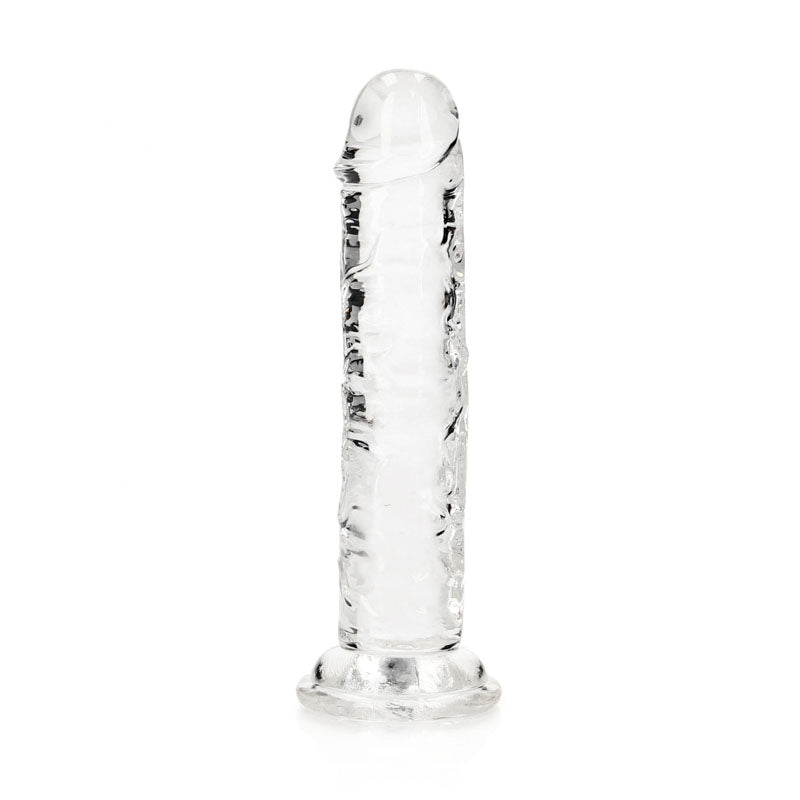 REALROCK 15.5 cm Straight Dildo - Clear - Clear 15.5 cm (6'') Dong