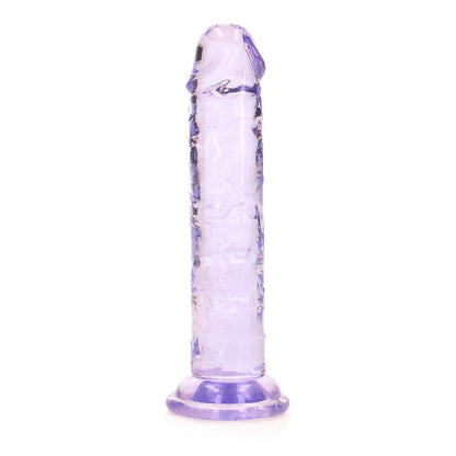 REALROCK 15.5 cm Straight Dildo - Purple - Purple 15.5 cm (6'') Dong