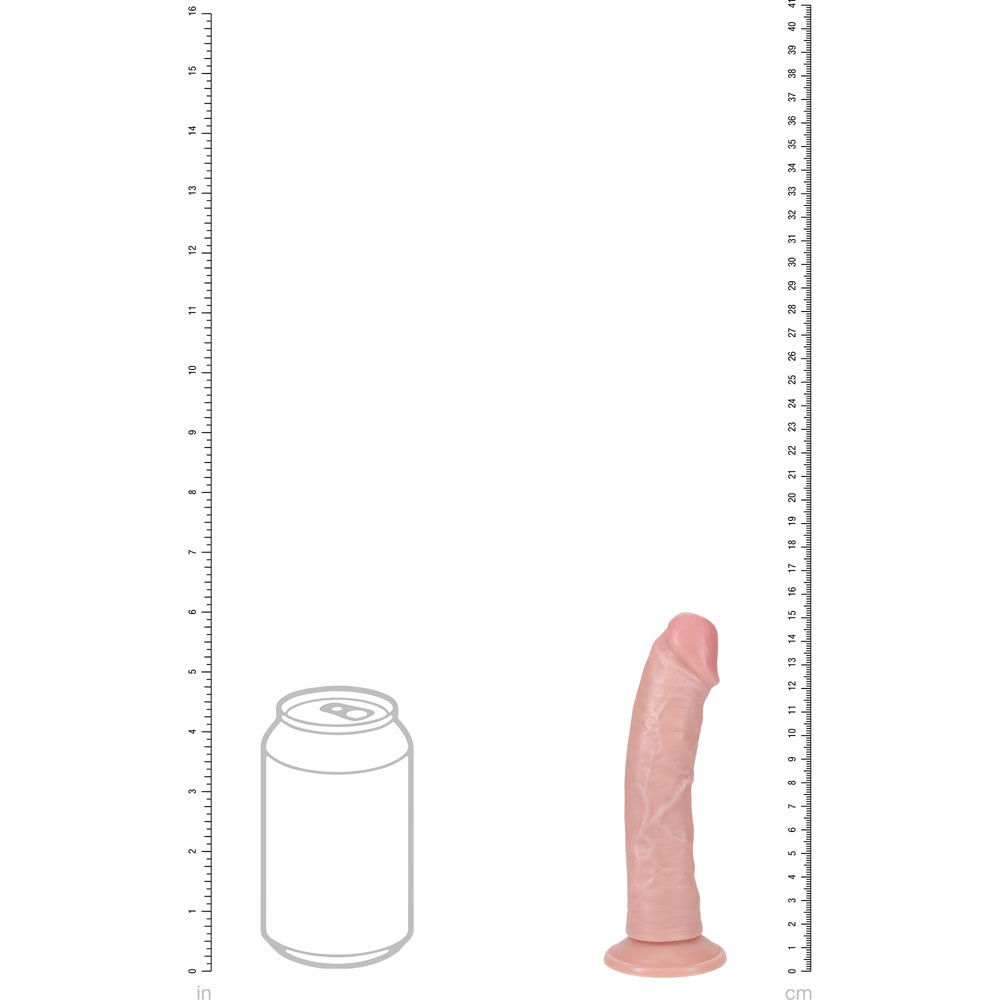 REALROCK 15cm Vibrating Cock Flesh (6'') USB Rechargeable Vibrating Dong