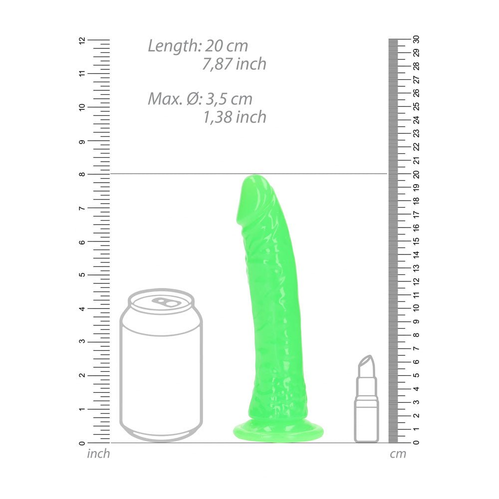 REALROCK 18 cm Slim Glow in the Dark Neon - Green