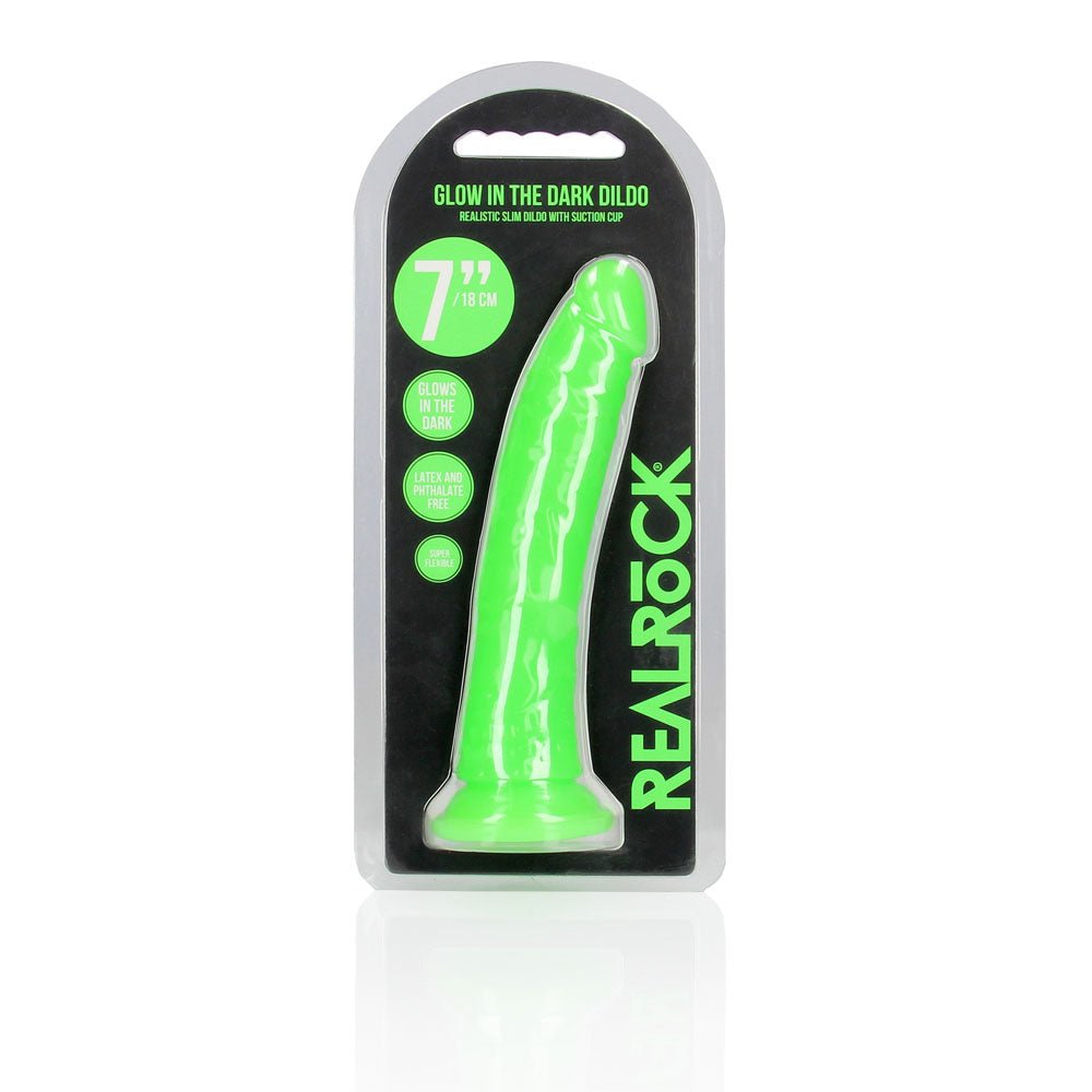 REALROCK 18 cm Slim Glow in the Dark Neon - Green