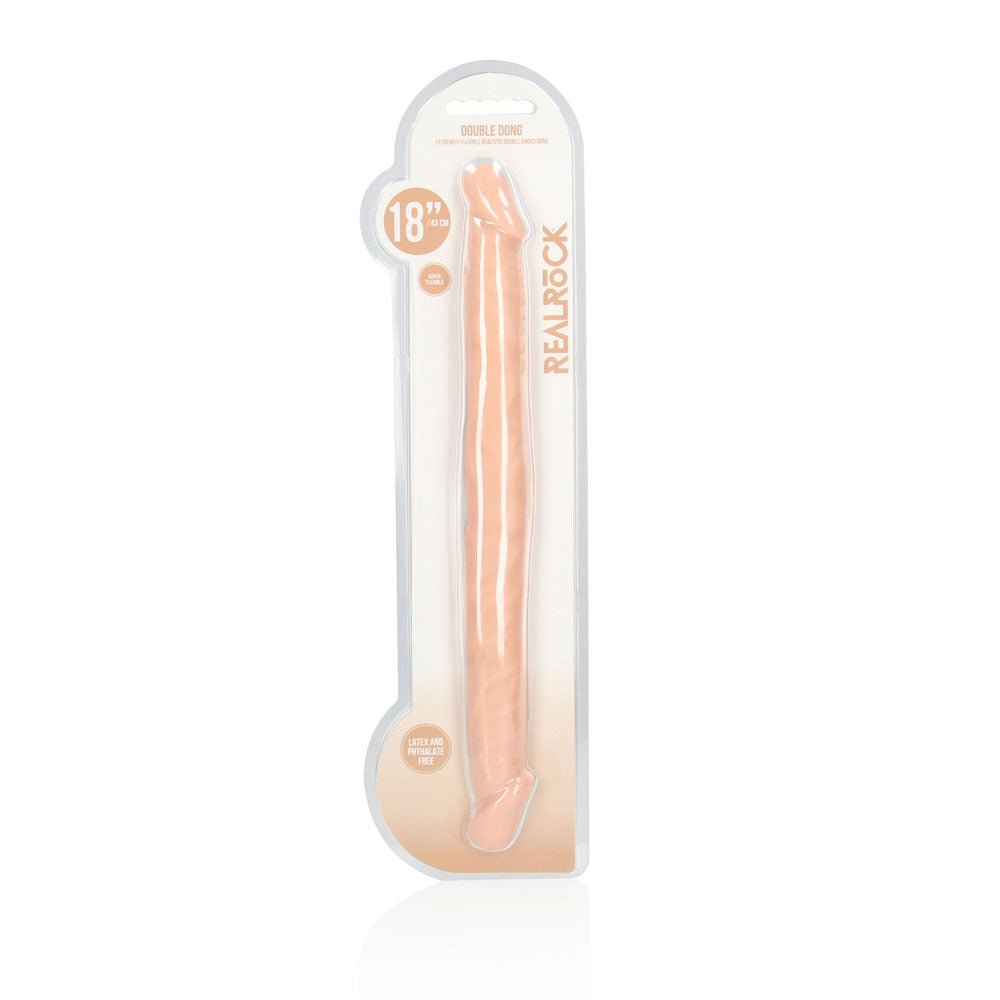 REALROCK 18'' Double Dildo Flesh 46 cm Double Dong