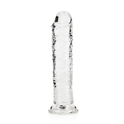 REALROCK 20 cm Straight Dildo - Clear - Clear 20 cm (8'') Dong