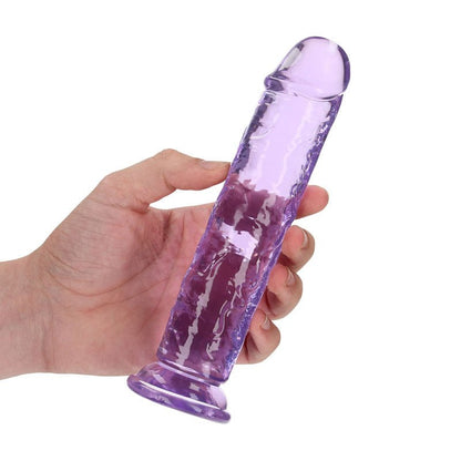 REALROCK 20 cm Straight Dildo - Purple - Purple 20 cm (8'') Dong